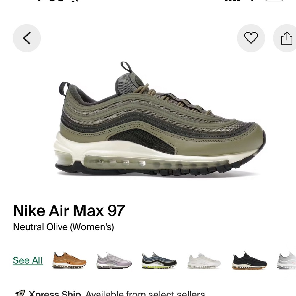 Nike Air Max 97 Neutral Olive Sneakers